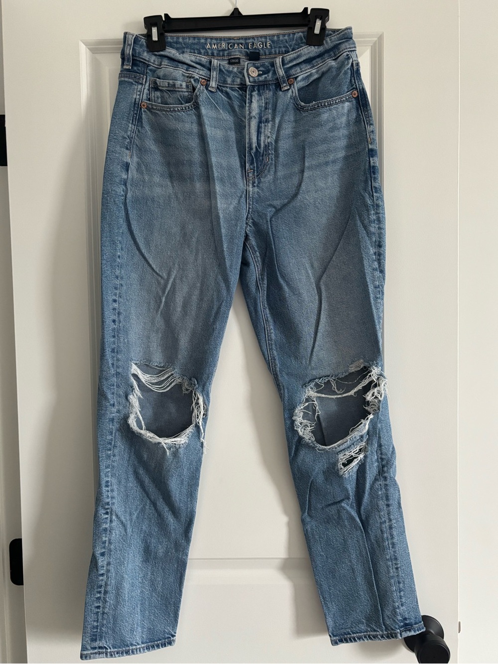 American Eagle Distressed Mom Jean